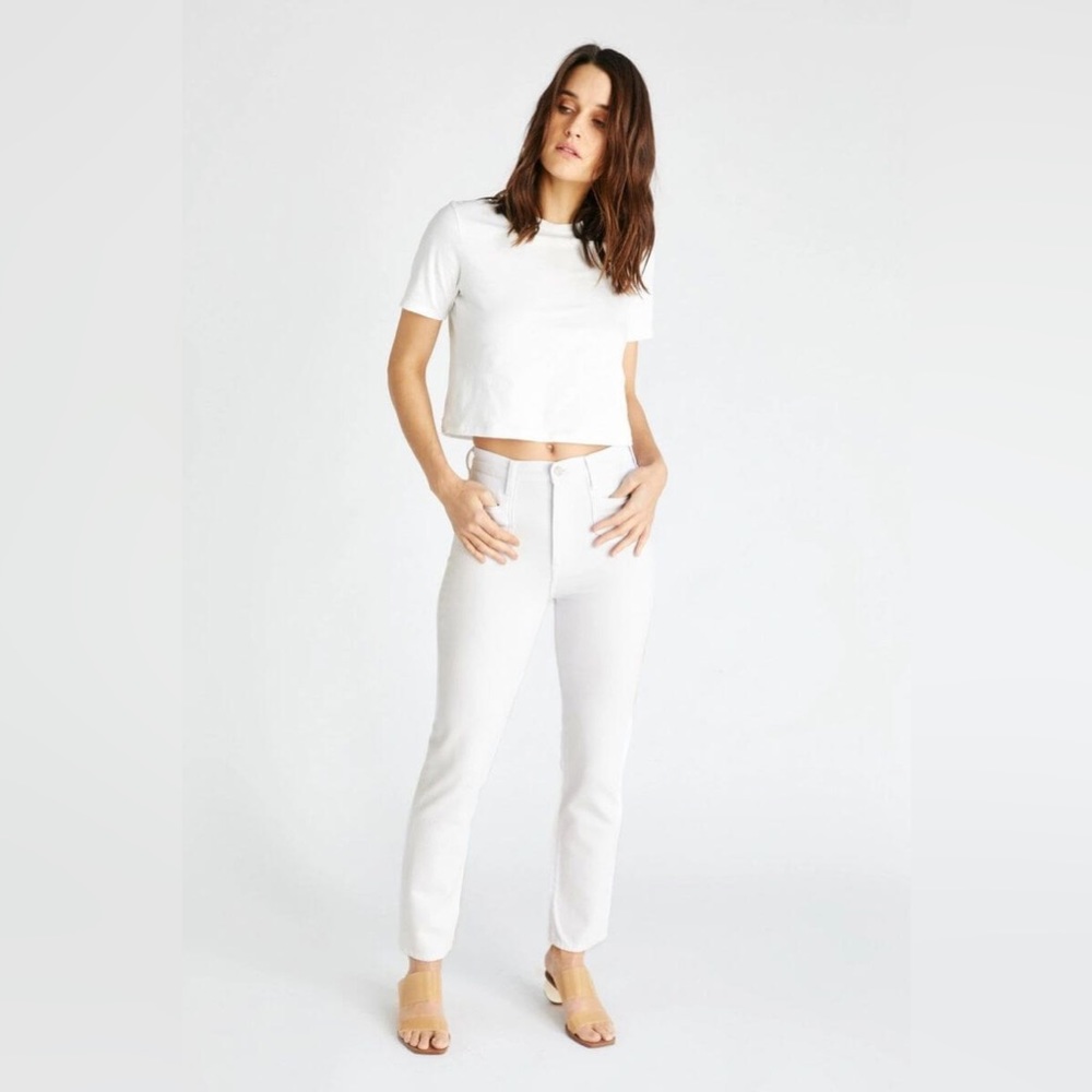 Finn Straight Jean in White